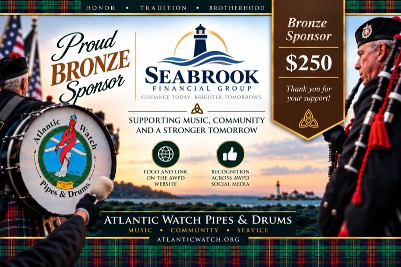 Sample Bronze sponsor recognition banner