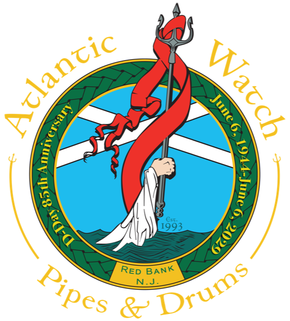 Atlantic Watch Pipes and Drums, D-Day 85th anniversary